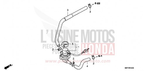 AIR INJECTION VALVE FJS400D8 de 2008